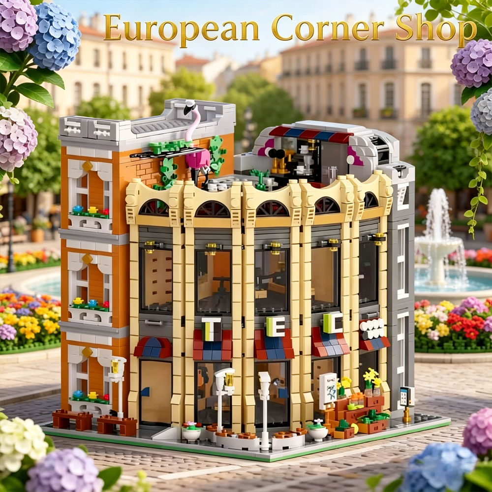 Kids Toys Stores - Creative IDEAS Round Corner Shop Building