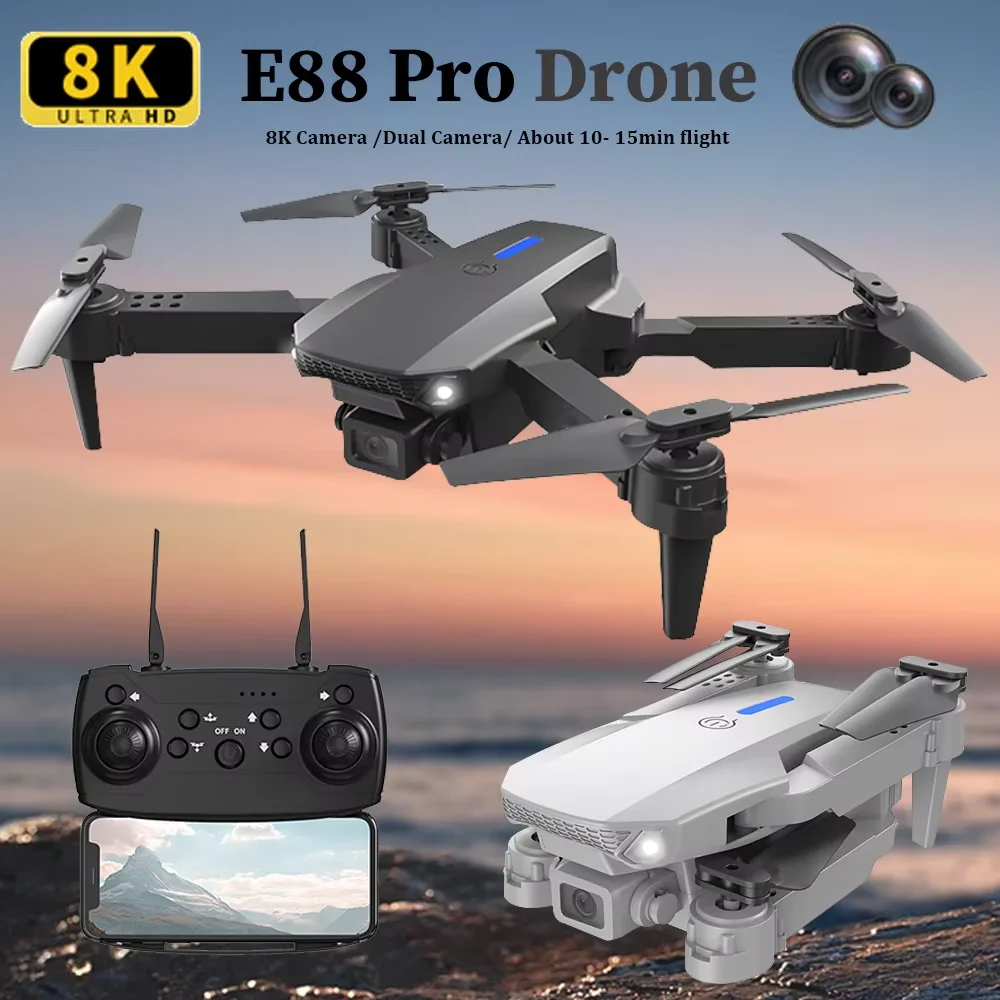 Toys For Kids Video - 2026 E88 HD 4K RC Drone