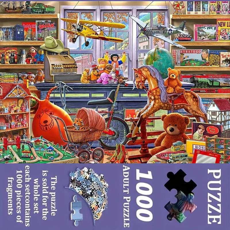 Kids Toys Stores - 500/1000 Pieces Jigsaw Puzzle Store Fcenery
