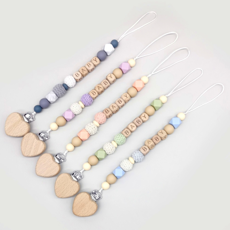 Kids Toys New Born - New Custom Baby Pacifier Clip Personalize