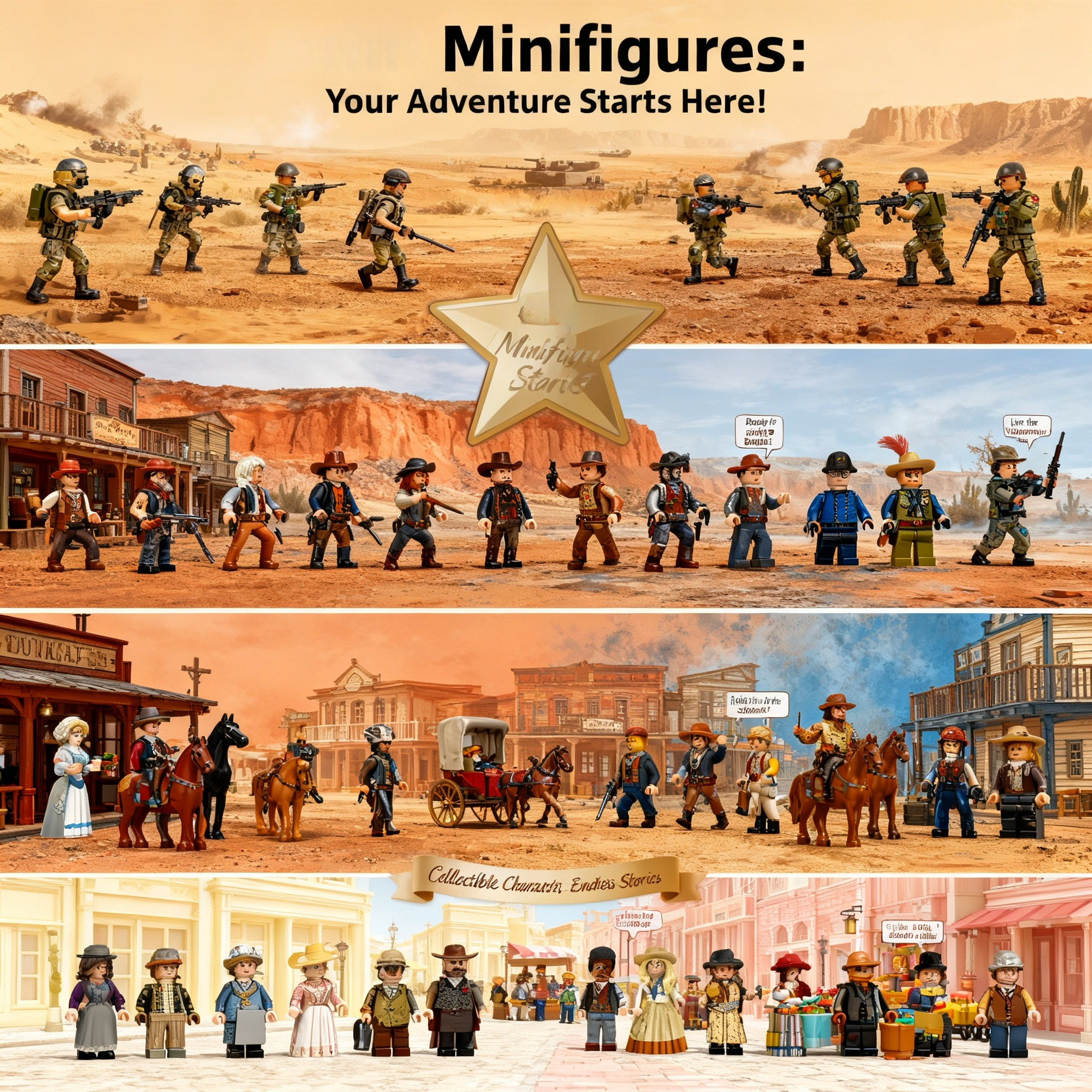 Lego Building Blocks - Delta Force Red Dead Redemption Building