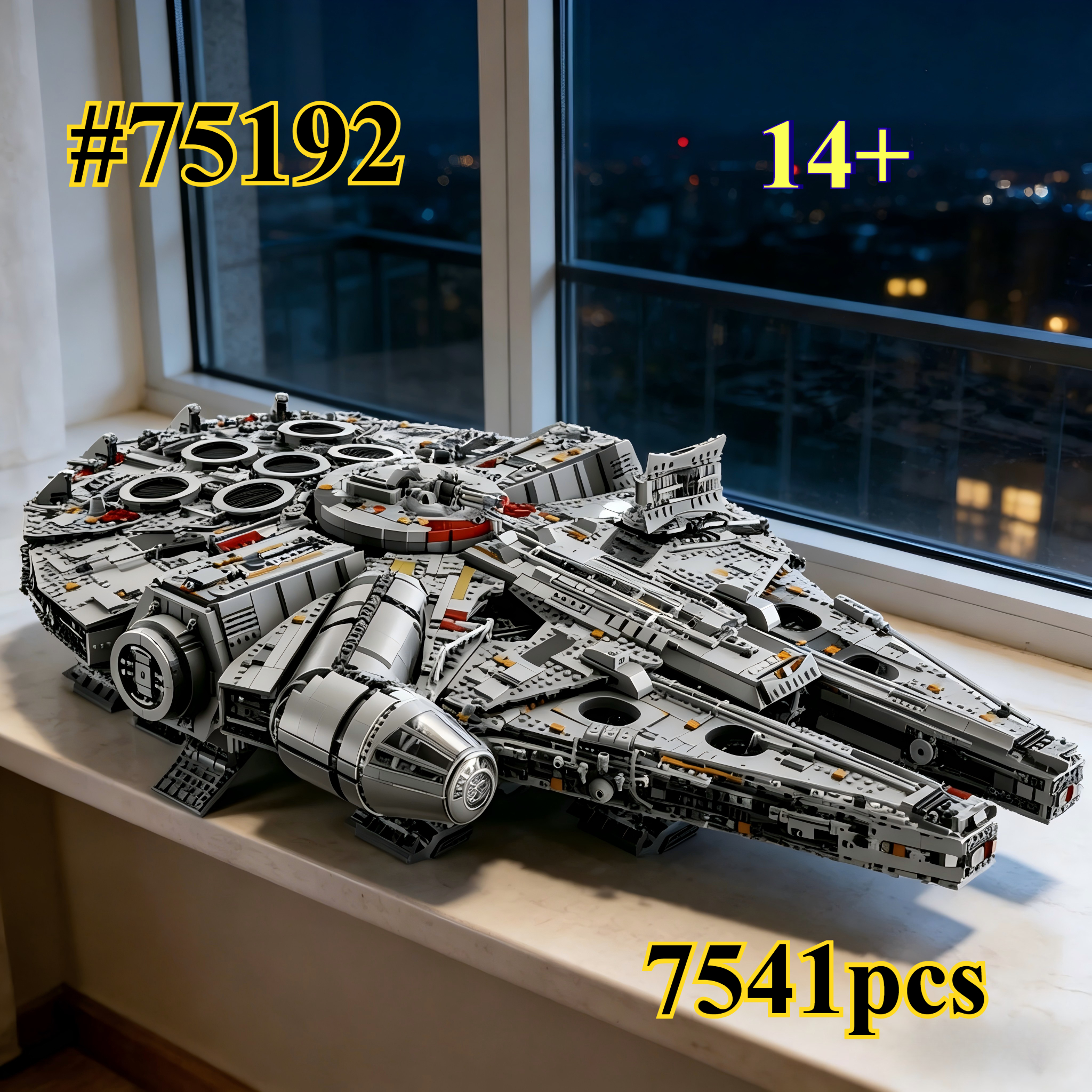 Lego Building Blocks - Millennium Falcon Warship75192Mini Building Blocks Sets