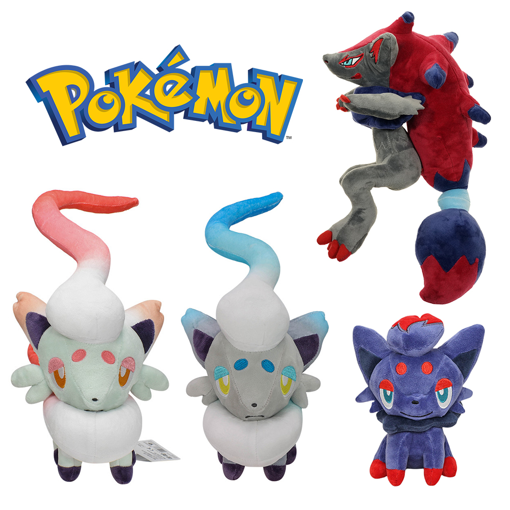 Kids Toys Cartoon Images - Pokemon Plush Zorua Evolution Zoroark Toy