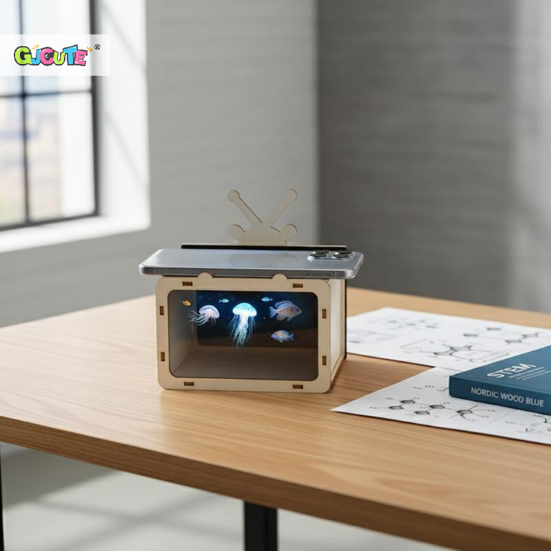 Toys For Kids Video - DIY Wooden Holographic Cinema 3D Video