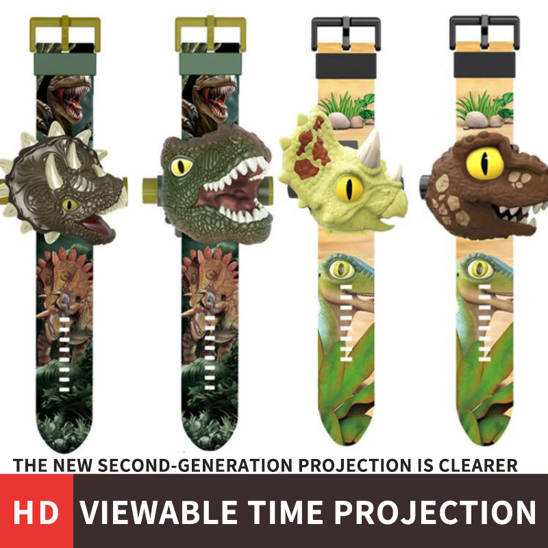 Kids Toys Cartoon Images - 24 Imagic Projection Children Watches Dinosaur