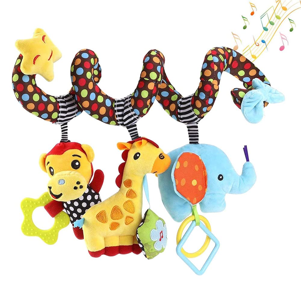 Kids Toys New Born - Baby Car Seat Stroller Spiral Hanging