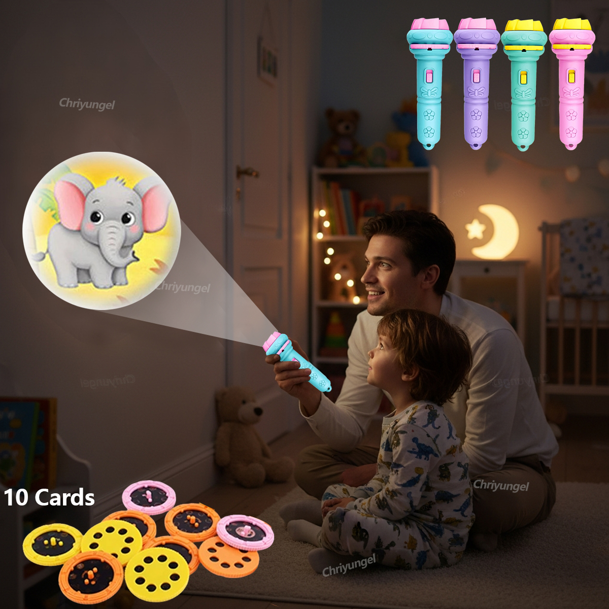 Kids Projector Flashlight with - Kids Toys Cartoon Images recensione e prezzo