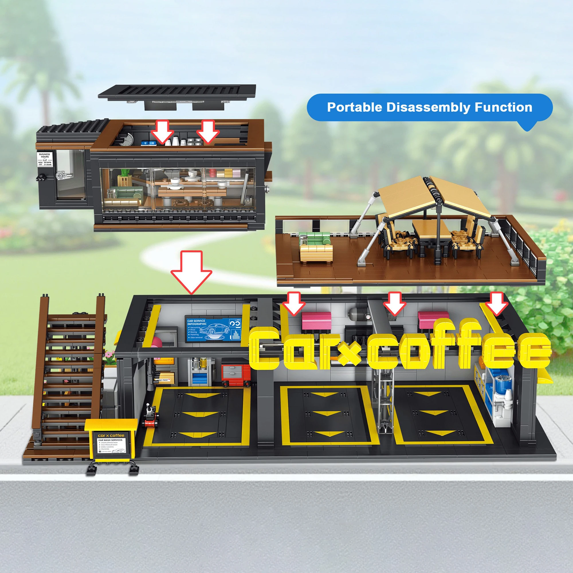 Coffee Auto Repair Shop Coffee - Kids Toys Stores recensione e prezzo
