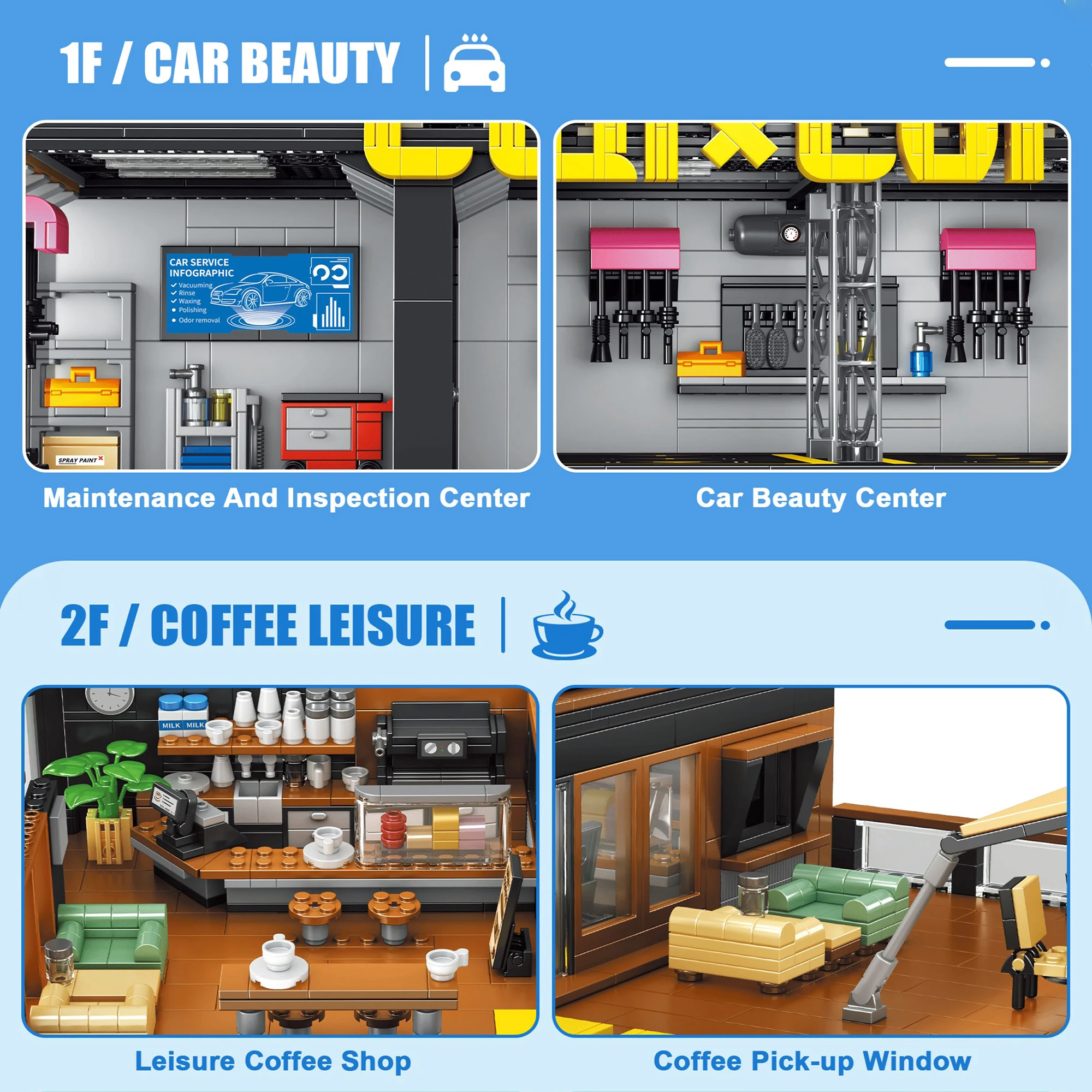 Coffee Auto Repair Shop Coffee - Kids Toys Stores recensione e prezzo