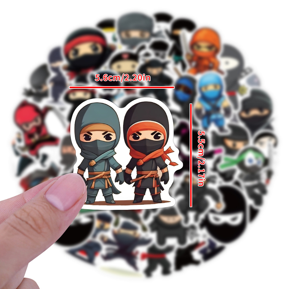 60PCS Ninja Samurai Cartoon Im - Kids Toys Cartoon Images recensione e prezzo