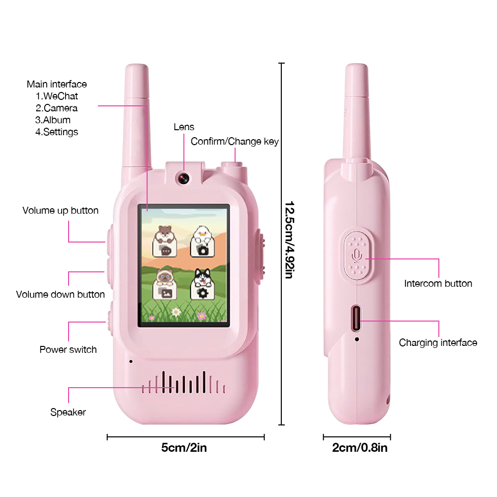 Kids Rechargeable Video Walkie - Toys For Kids Video recensione e prezzo