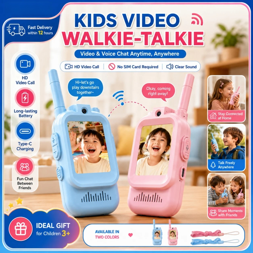 2PCS Kids Video Walkie Talkies - Toys For Kids Video recensione e prezzo