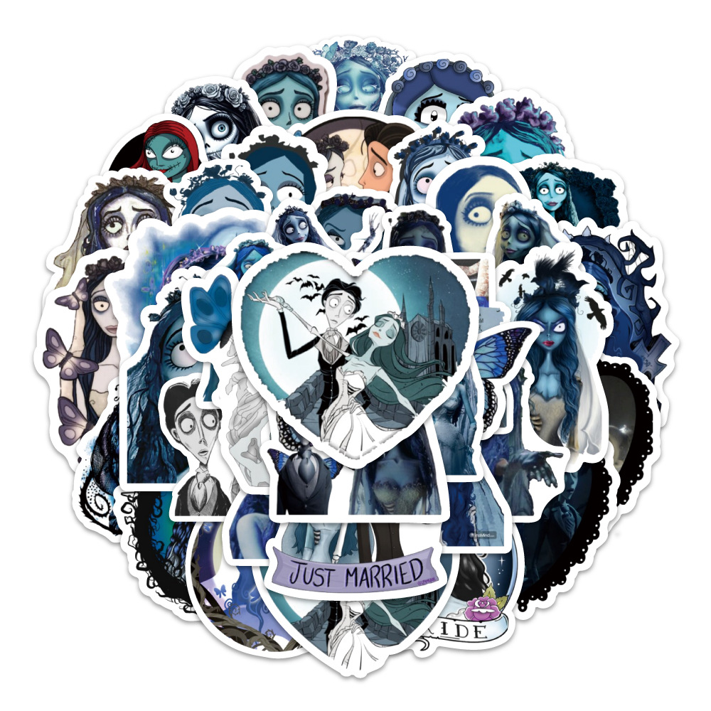 10/50PCS Corpse Bride Cartoon  - Kids Toys Cartoon Images recensione e prezzo