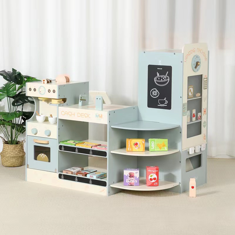 Kids Wooden Grocery Store Play - Kids Toys Stores recensione e prezzo