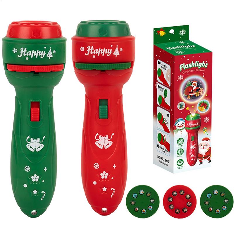 Christmas Handheld Flashlight  - Kids Toys Cartoon Images recensione e prezzo