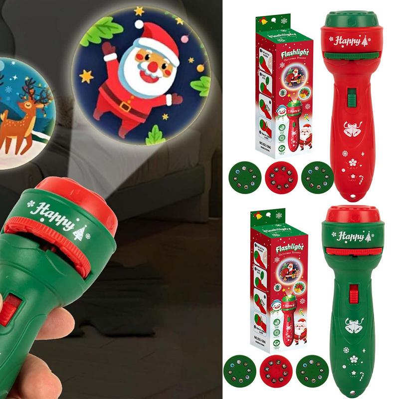 Christmas Handheld Flashlight  - Kids Toys Cartoon Images recensione e prezzo
