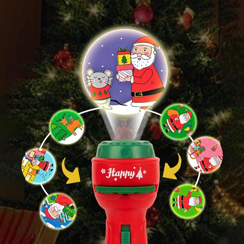 Christmas Handheld Flashlight  - Kids Toys Cartoon Images recensione e prezzo