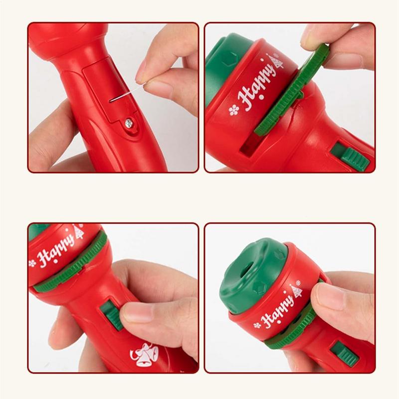 Christmas Handheld Flashlight  - Kids Toys Cartoon Images recensione e prezzo