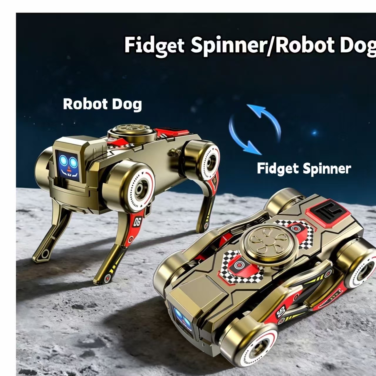 Transformable Robot Dog Fidget - Kids Toys Unique recensione e prezzo