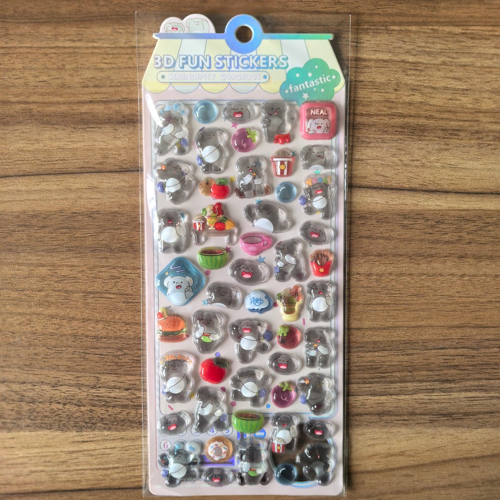 4Pcs 3D Embossed Crystal Anima - Kids Toys Stores recensione e prezzo