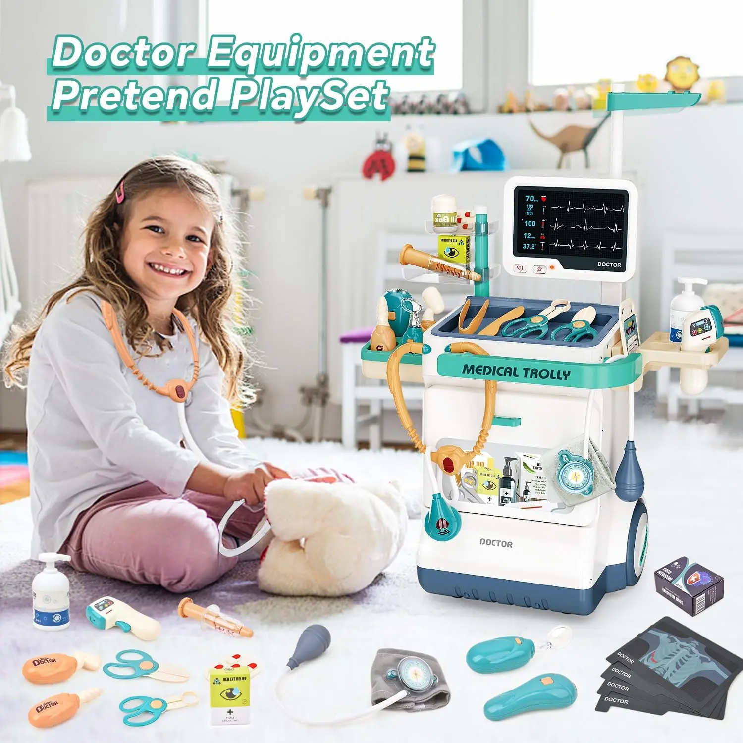 Kids Medical Kit Toy Pretend P - Kids Xray Toys recensione e prezzo