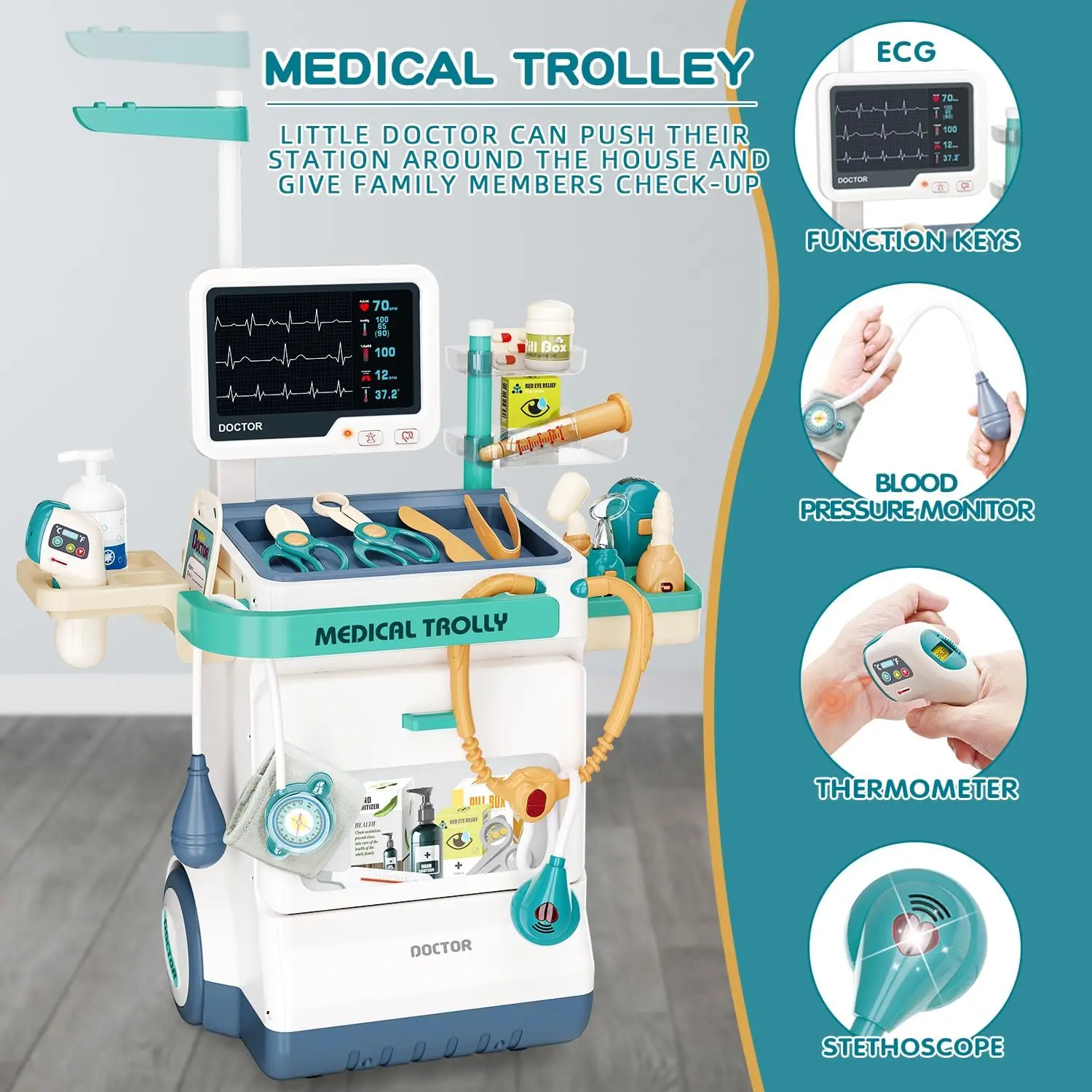 Kids Medical Kit Toy Pretend P - Kids Xray Toys recensione e prezzo