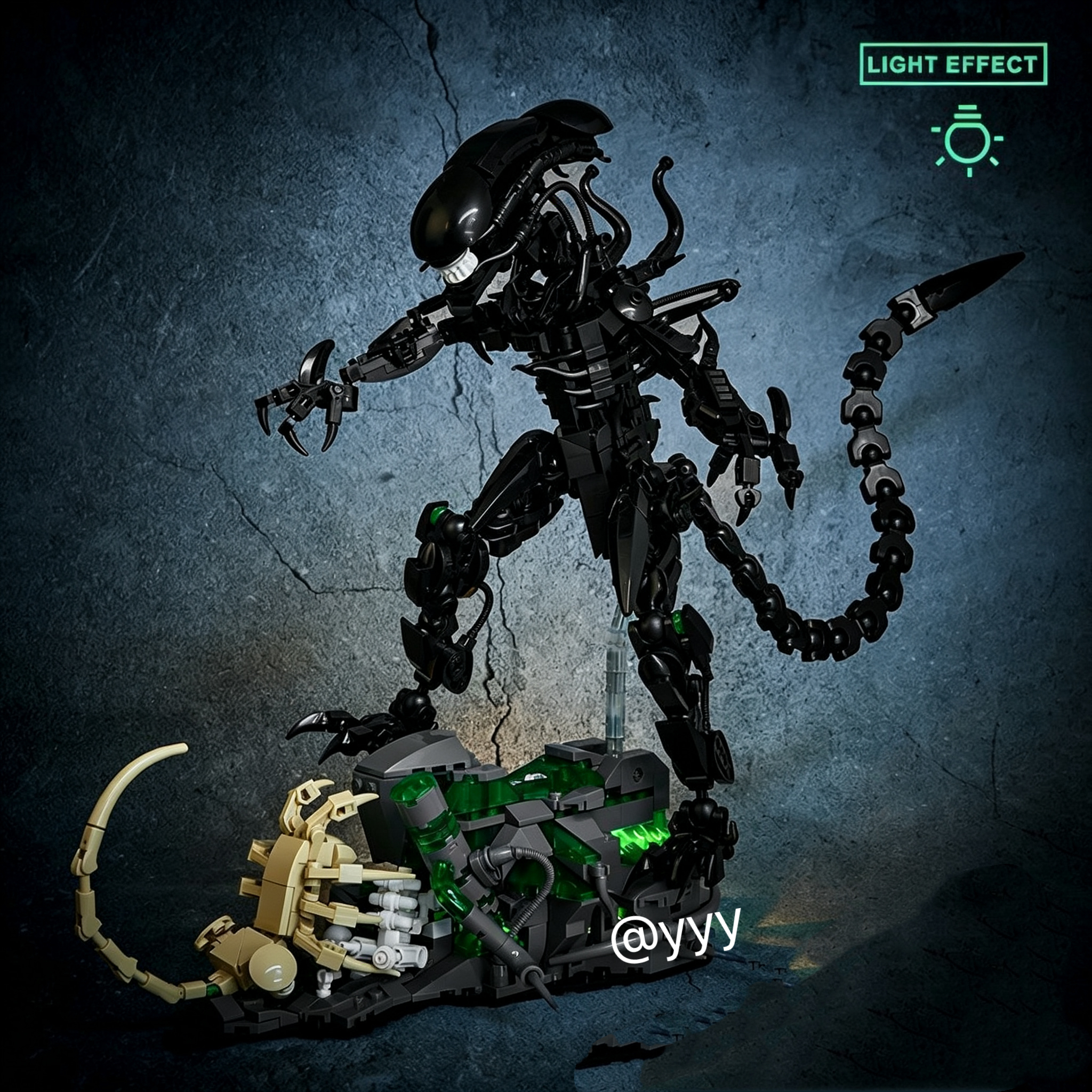 New/958PCS Black Alien Xenomor - Xenomorph Kids Toys recensione e prezzo