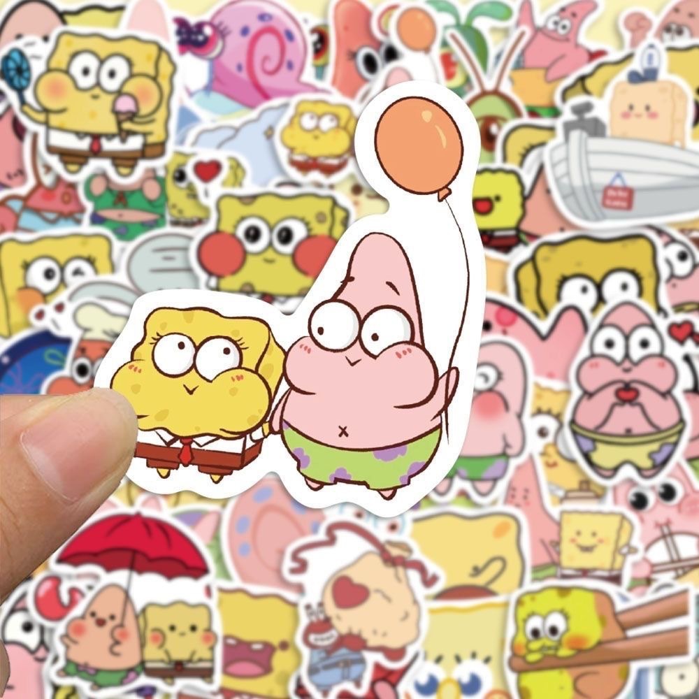 100pCS SpongeBob SquarePants S - Kids Toys Cartoon Images recensione e prezzo