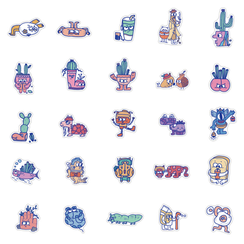 10/30/50pcs  Cartoon Monster I - Kids Toys Cartoon Images recensione e prezzo