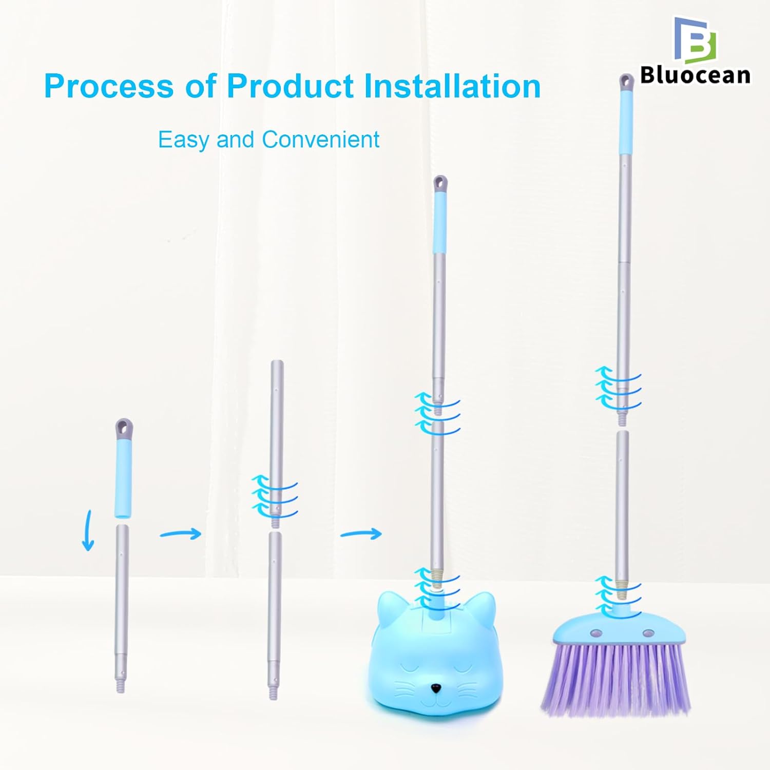 28'' Kids Mini Broom and Dustp - Kids Toys Cartoon Images recensione e prezzo