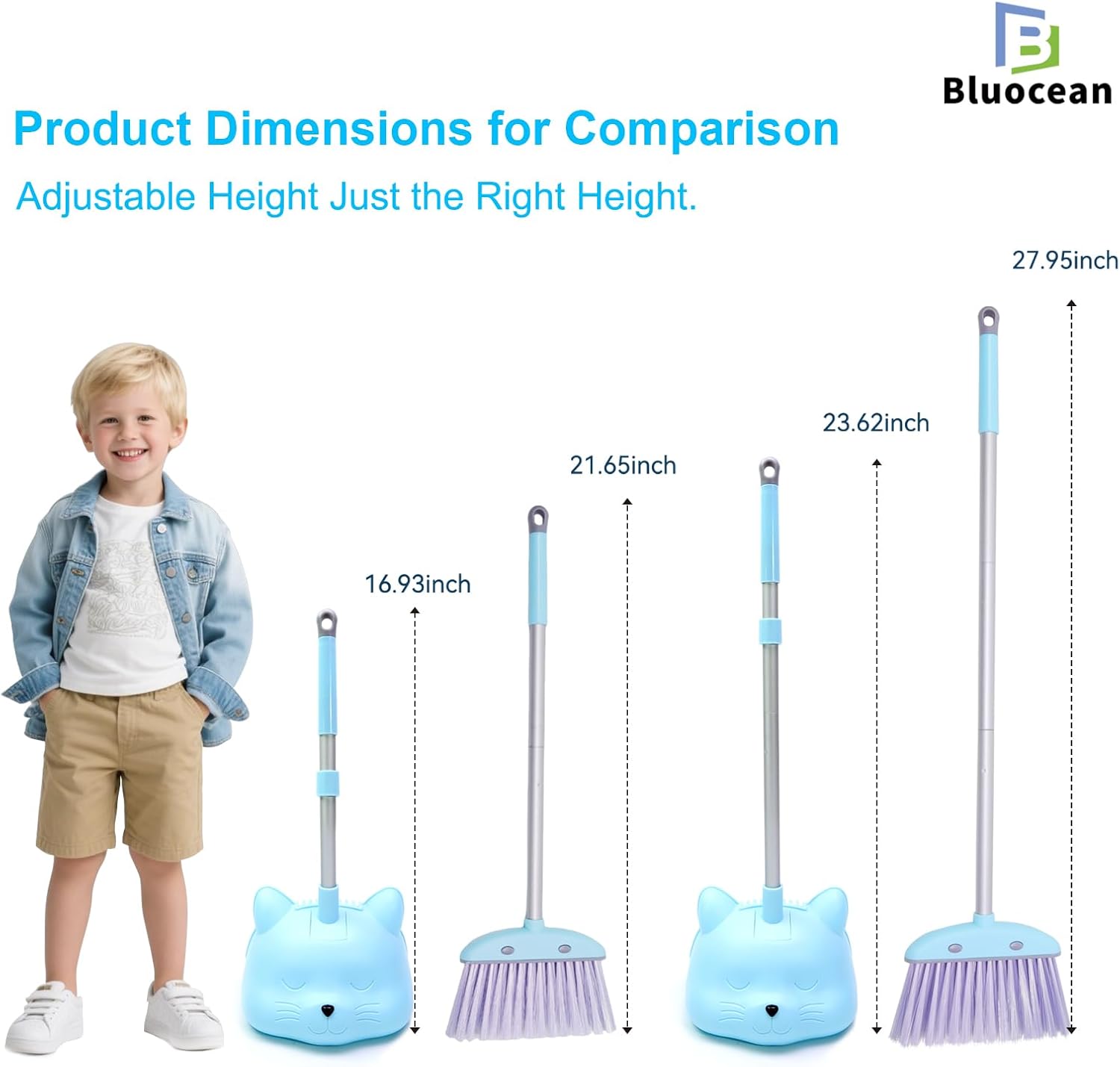 28'' Kids Mini Broom and Dustp - Kids Toys Cartoon Images recensione e prezzo