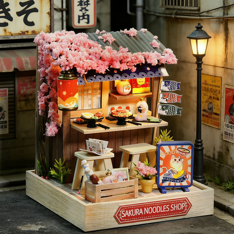 Mini Dollhouse Kit Sakura Stre - Kids Toys Stores recensione e prezzo