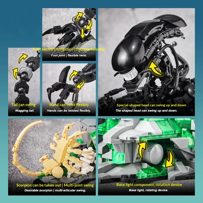 Hot Selling  Alien Monster Xen - Xenomorph Kids Toys recensione e prezzo