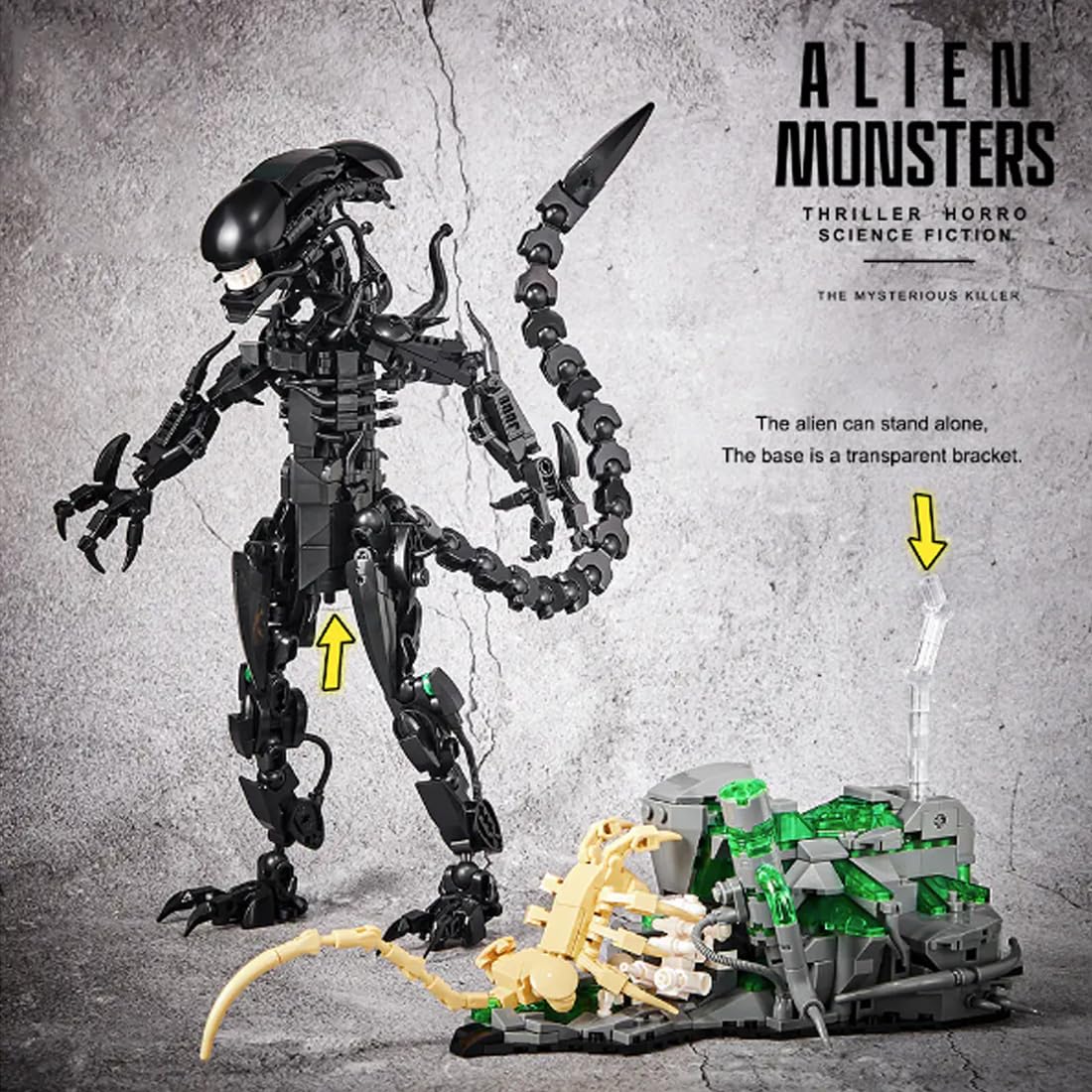 958PCS Alien Monsters Building - Xenomorph Kids Toys recensione e prezzo