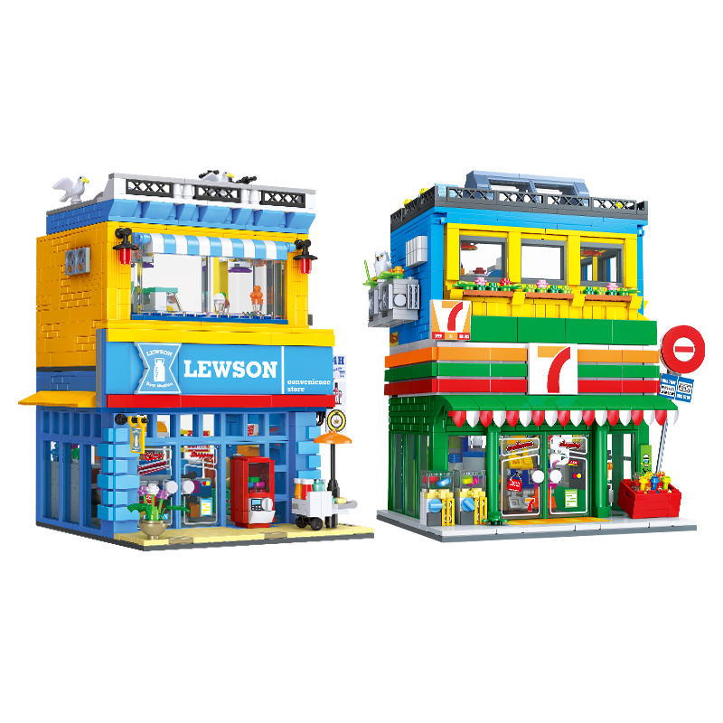 1263+PCS Street Scene Convenie - Kids Toys Stores recensione e prezzo