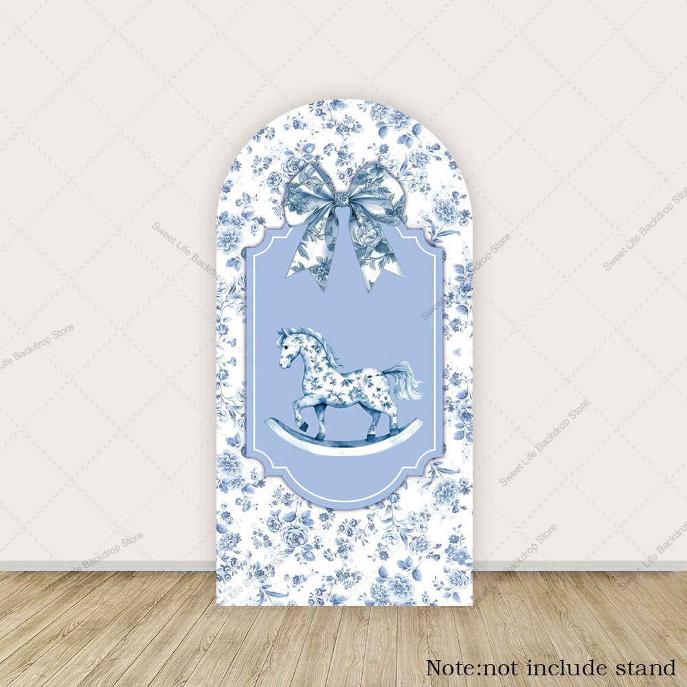 Blue Green Floral Bow Arch Bac - Kids Toys Names recensione e prezzo