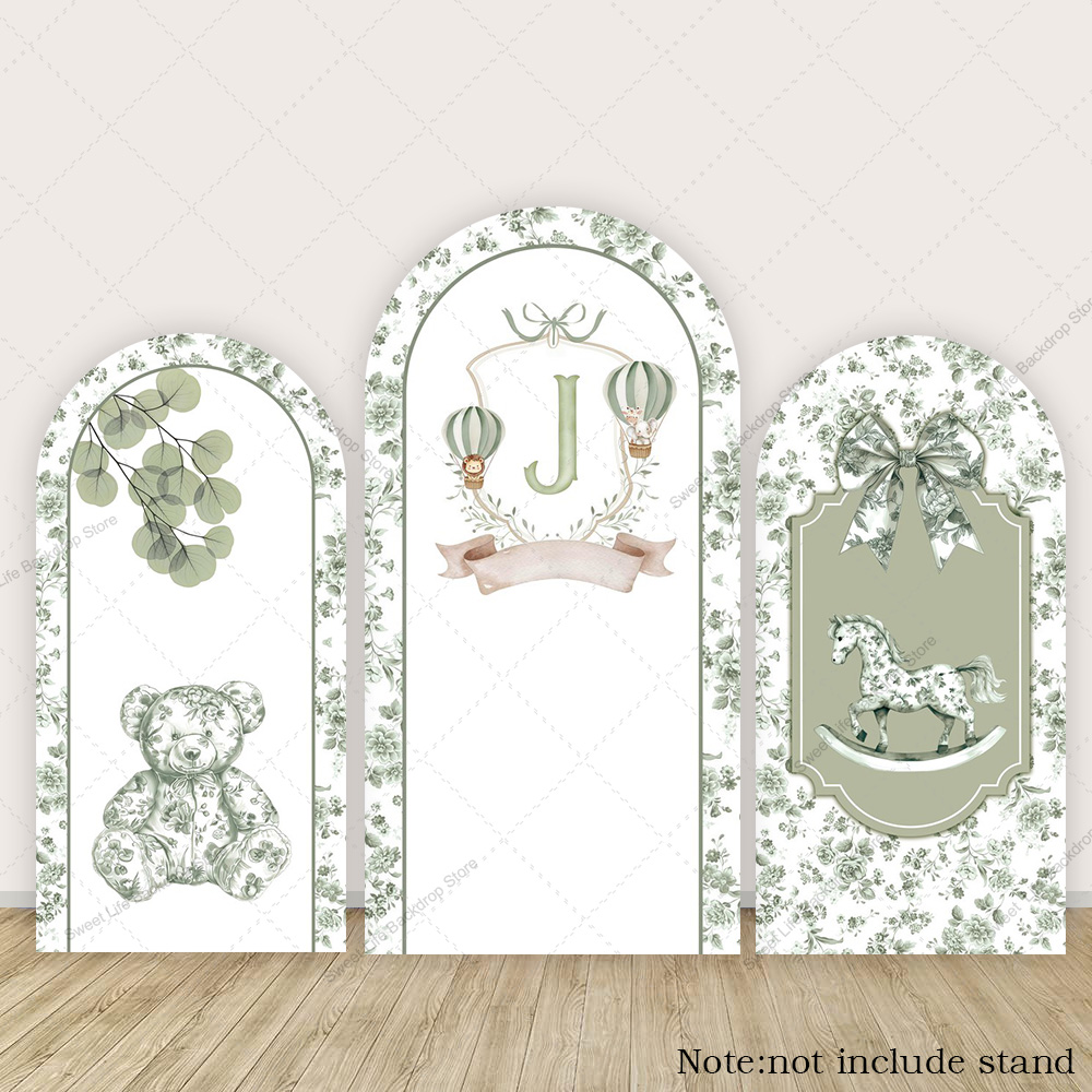 Blue Green Floral Bow Arch Bac - Kids Toys Names recensione e prezzo