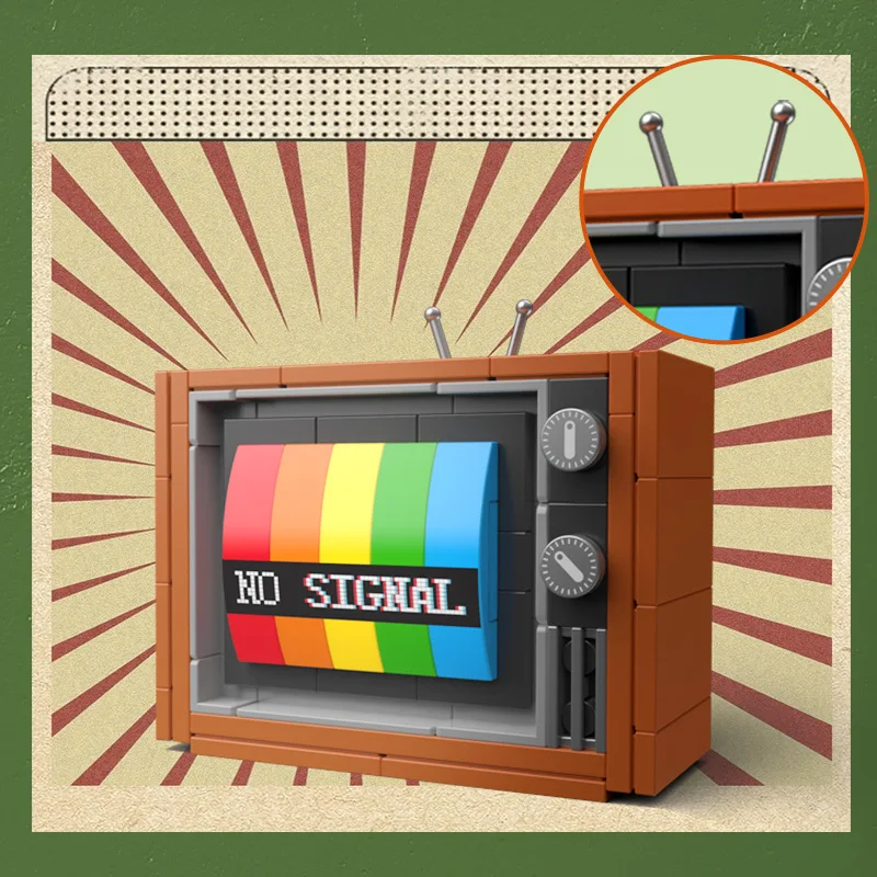 Retro DIY Building Blocks TV R - Lego Building Blocks recensione e prezzo