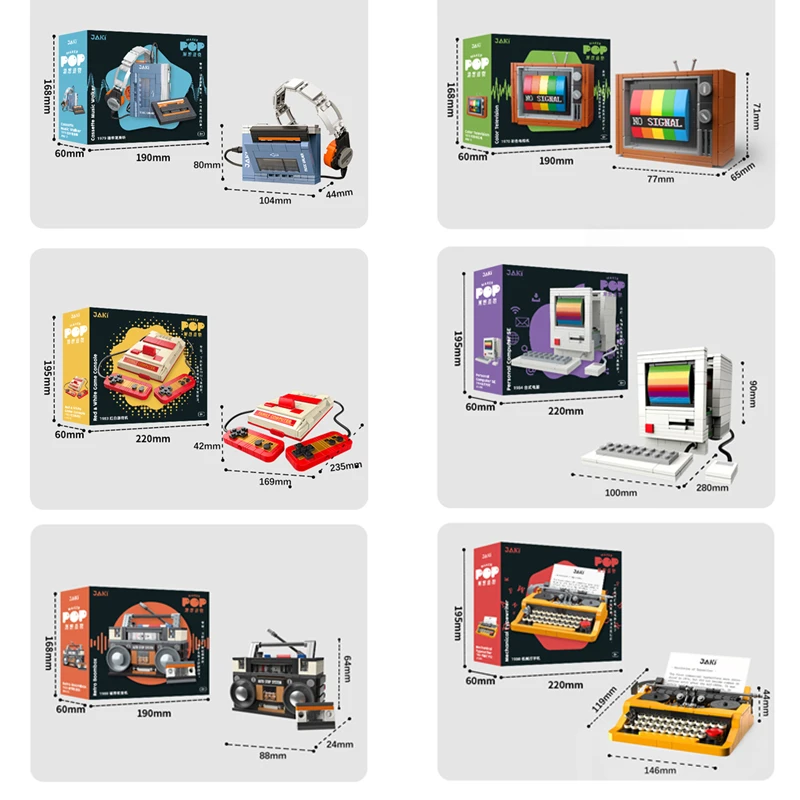 Retro DIY Building Blocks TV R - Lego Building Blocks recensione e prezzo