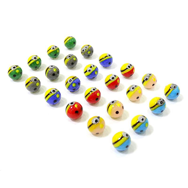 24Pcs Cute Rare Glass Marbles  - Kids Toys Cartoon Images recensione e prezzo
