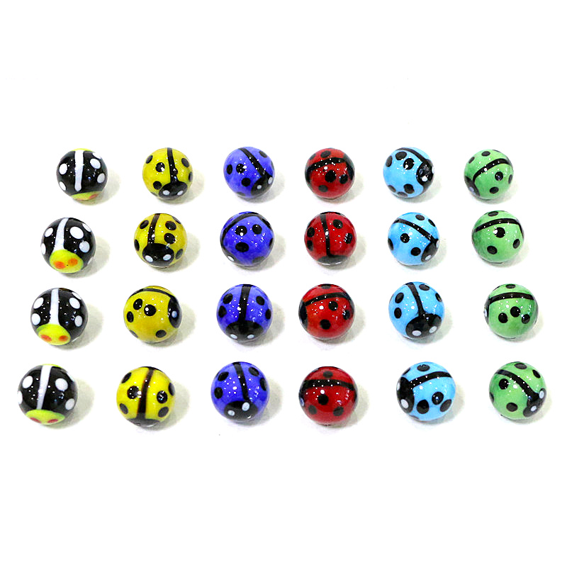 24Pcs Cute Rare Glass Marbles  - Kids Toys Cartoon Images recensione e prezzo