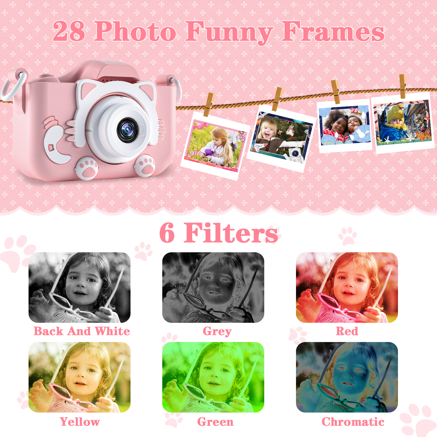 Kids Camera for Girls 1080P HD - Toys For Kids Video recensione e prezzo