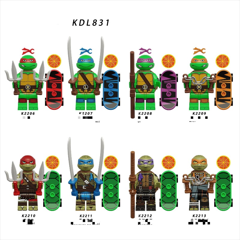 KDL831 cartoon series Teenage  - Lego Building Blocks recensione e prezzo