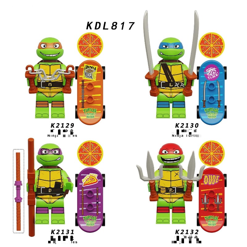 KDL831 cartoon series Teenage  - Lego Building Blocks recensione e prezzo
