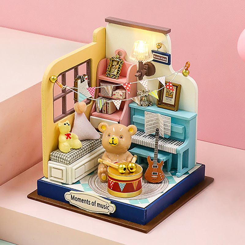 Coffee Store Wooden Mini Doll  - Kids Toys Stores recensione e prezzo