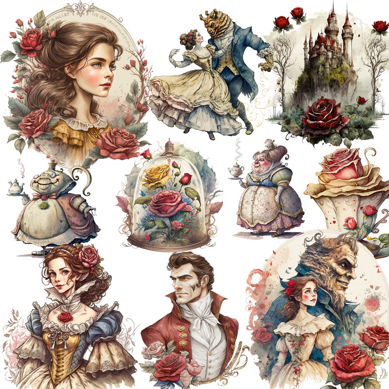 Fairy tale girl store Stickers - Kids Toys Stores recensione e prezzo